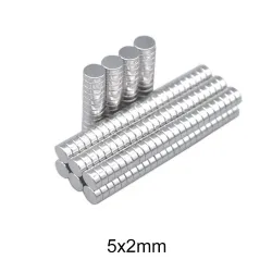 N35 - Neodym-Magnet - starke Scheibe - 5 mm * 2 mm - 50 Stück