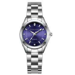 CHRONOS - Quartz watch with rhinestones - stainless steel - waterproofWatches