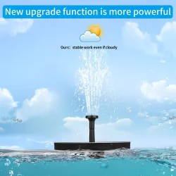 14W - schwimmender Solarteichbrunnen - Wasserpumpe