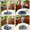 14W - schwimmender Solarteichbrunnen - Wasserpumpe