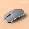 Kabellose optische Maus – mit USB-Empfänger – ergonomisch – leise – 2,4 GHz – 1600 DPI