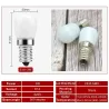 3W - E14 - AC 220V - LED - Kühlschrankbirne - 2 Stk