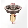 Antique brass - round bathroom floor drain - waste drainerDrains