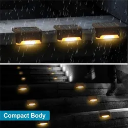 Solardeckleuchten – Terrasse – Zaun – Garten – wasserdicht – LED