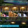 Solardeckleuchten – Terrasse – Zaun – Garten – wasserdicht – LED