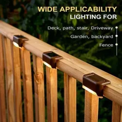 Solar deck lights - patio - fence - garden - waterproof - LEDSolar lighting