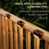 Solardeckleuchten – Terrasse – Zaun – Garten – wasserdicht – LED