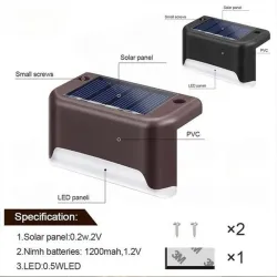 Solardeckleuchten – Terrasse – Zaun – Garten – wasserdicht – LED