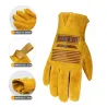 Sicherheits- / Arbeitshandschuhe - dehnbar - Holzschneiden / Gartenarbeit - Leder