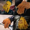Sicherheits- / Arbeitshandschuhe - dehnbar - Holzschneiden / Gartenarbeit - Leder