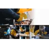 Sicherheits- / Arbeitshandschuhe - dehnbar - Holzschneiden / Gartenarbeit - Leder