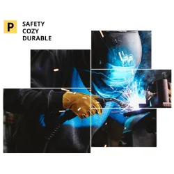Safety / work gloves - stretchable - wood cutting / gardening - leatherSafety & protection