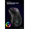 BM600 - wireless RGB gaming mouse - honeycomb design - rechargeable - USB - 2.4GMouses