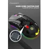 BM600 - wireless RGB gaming mouse - honeycomb design - rechargeable - USB - 2.4GMouses