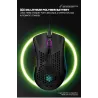 BM600 - wireless RGB gaming mouse - honeycomb design - rechargeable - USB - 2.4GMouses