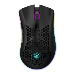 BM600 – kabellose RGB-Gaming-Maus – Wabendesign – wiederaufladbar – USB – 2,4 G
