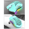 BM600 - wireless RGB gaming mouse - honeycomb design - rechargeable - USB - 2.4GMouses