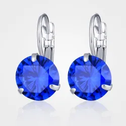 Elegant earrings - with cubic zirconiaEarrings