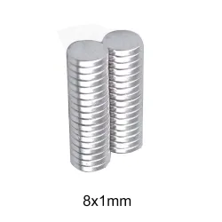 N35 - Neodym-Magnet - runde Scheibe - 8 mm * 1 mm