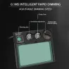 Welding helmet - auto darkening - solar battery operated - MIG TIG - DIN 4 - DIN 16 - red eagleHelmets