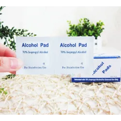 Alkoholtupferpads - antiseptische Tücher - antibakteriell - 100 Stück
