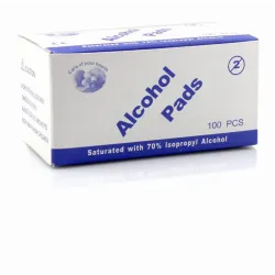 Alcohol swabs pads - antiseptic wipes - anti bacterial - 100 piecesHealth & Beauty