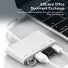 HUB mit 4 Anschlüssen - Typ-C / USB - Splitter - OTG-Adapter - USB 3.0