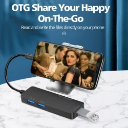 5 in 1 HUB - USB 3.0 - Typ-C - TF - SD - Adapter - Splitter