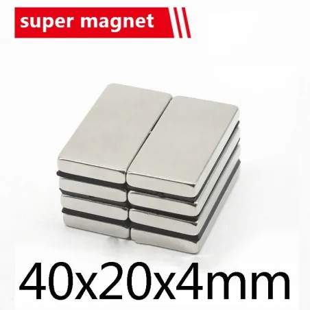 N35 - Neodym-Magnet - starker Block - 40 mm * 20 mm * 4 mm
