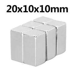 N35 - Neodym-Magnet - starker Quaderblock - 20 mm * 10 mm * 10 mm