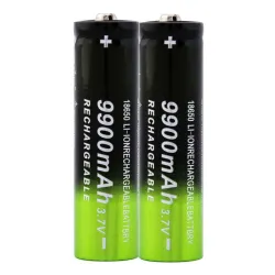 GTF - 18650 - 3,7 V - 9900 mAh - Li-on-Akku - wiederaufladbar