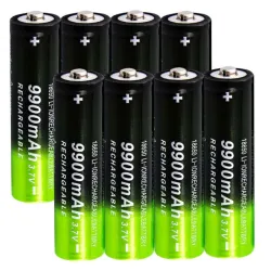 GTF - 18650 - 3,7 V - 9900 mAh - Li-on-Akku - wiederaufladbar