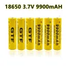3,7 V - 9900 mAh - 18650 - Li-on-Akku - wiederaufladbar