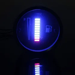 10 LED 12V - motorcycle / car gauge fuel level sensor - aluminum alloyInterior parts