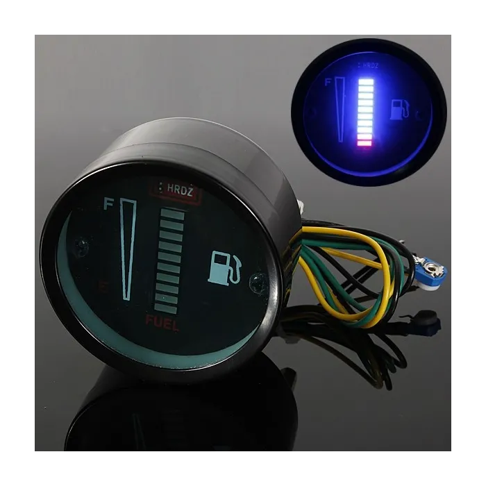 10 LED 12V - motorcycle / car gauge fuel level sensor - aluminum alloyInterior parts