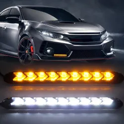 Universal-Autoscheinwerferleiste - DRL - LED-Licht - wasserdicht - 2 Stück