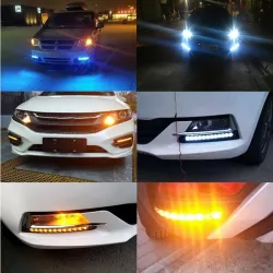 Universal-Autoscheinwerferleiste - DRL - LED-Licht - wasserdicht - 2 Stück