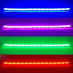 RGB light - car DRL lights - colorful LED strip - waterproof - 2 piecesLED strips