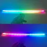 RGB-Licht - Auto DRL Lichter - bunter LED-Streifen - wasserdicht - 2 Stück