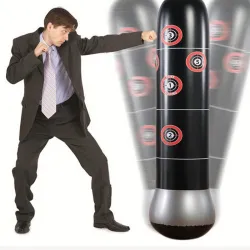 Inflatable punching bag - fitness / training - boxing targetEquipment