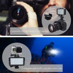 Ultrahelle LED-Lampe - 50 m wasserdicht unter Wasser - für GoPro / Canon / SLR-Kameras