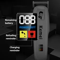 KM-PG809A Kemei - elektrische Haarschneidemaschine - kabellos - mit Kämmen
