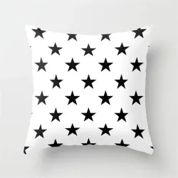 Dekorativer Kissenbezug - bunte Sterne - 45 * 45 cm