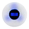 2 in 1 – Kohlenmonoxid-/Rauch-Kombisensor – LCD-Display – mit LED-/Tonwarnung