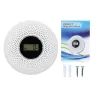 2 in 1 – Kohlenmonoxid-/Rauch-Kombisensor – LCD-Display – mit LED-/Tonwarnung