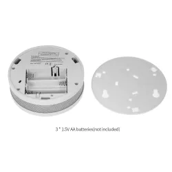 2 in 1 – Kohlenmonoxid-/Rauch-Kombisensor – LCD-Display – mit LED-/Tonwarnung
