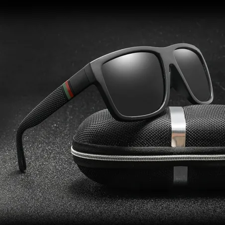 Classic square sunglasses - polarized - unisexSunglasses