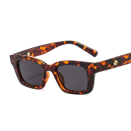 Quadratische Vintage-Sonnenbrille - Unisex