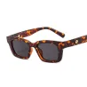 Quadratische Vintage-Sonnenbrille - Unisex