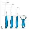Keramikmesser mit Hüllen / Schäler - 4-teiliges Set